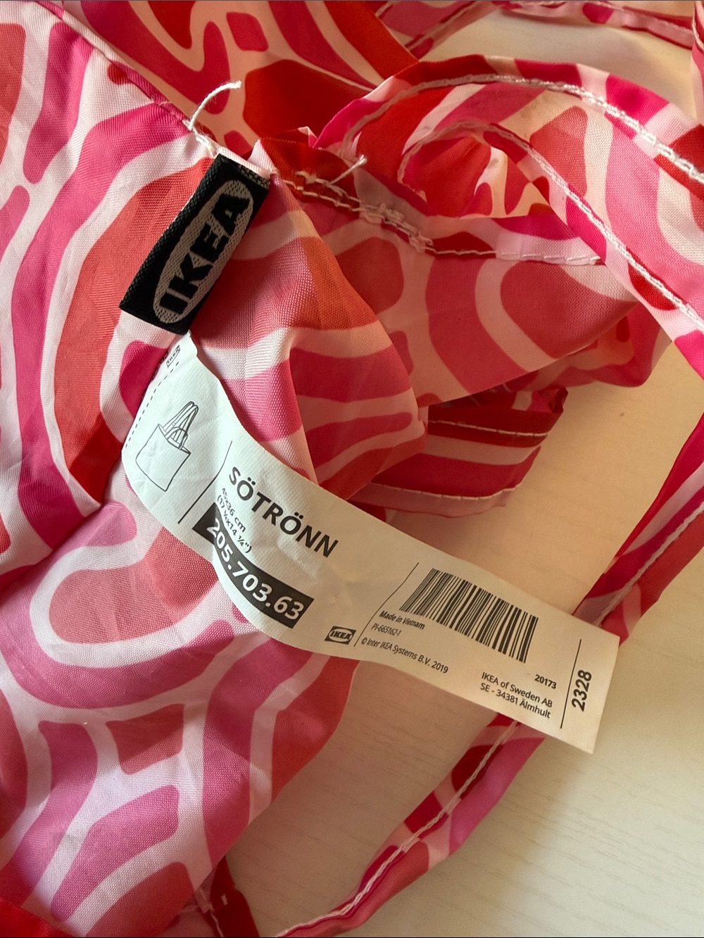 IKEA SÖTRÖNN Reusable Tote Bag - Picture 3 of 3